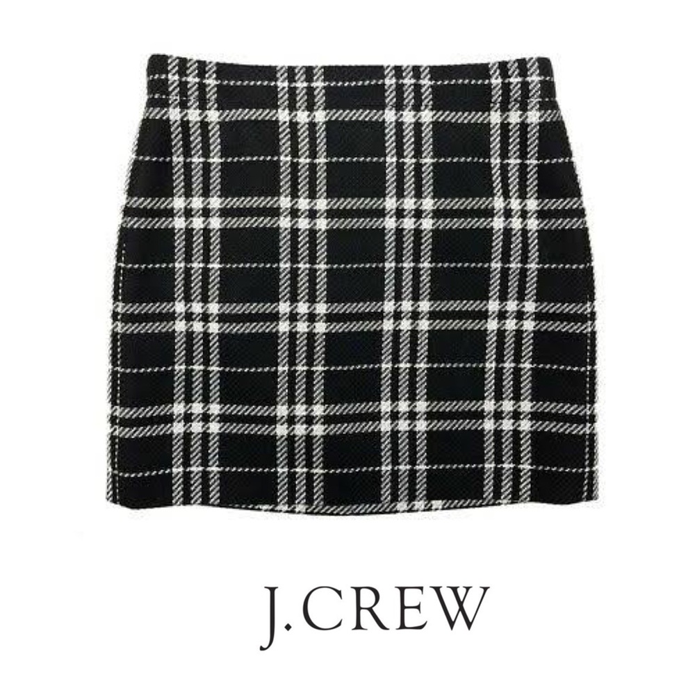 J.Crew Plaid Pencil Skirt